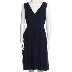 Lewit V-Neckline Midi Dress